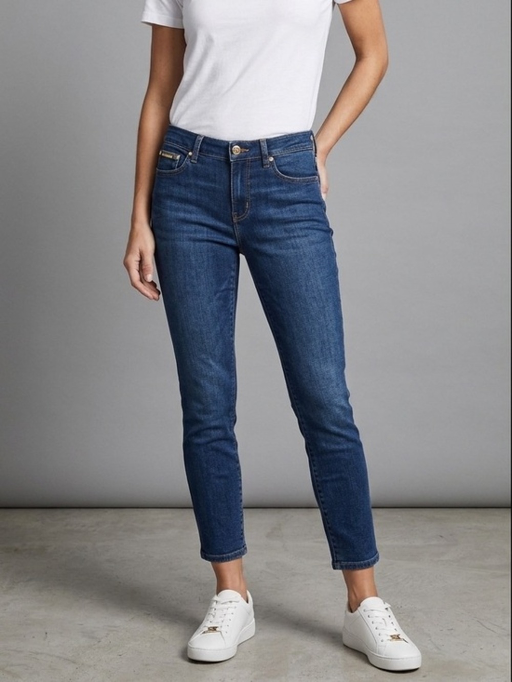Michael Kors Medium Wash Blue Jeans Sz 8